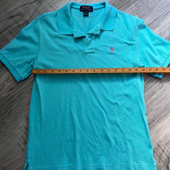 Polo by Ralph Lauren Blue with Pink horse youth large 14-16 - Picture 5 of 6